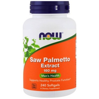 Saw Palmetto Extract 160mg 240 caps Now