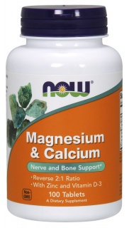Magnesium & Calcium 100 Tabs Now