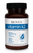 Vitamin K-2 100mcg 30 Caps Biovea