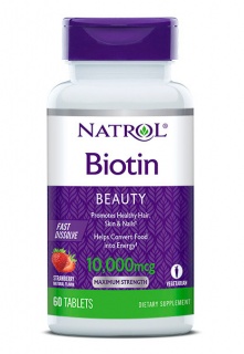 Biotin 10000 mcg 60 Tabs FD Natrol