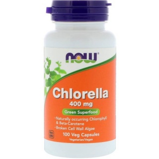 Chlorella 400 mg 100 caps Now