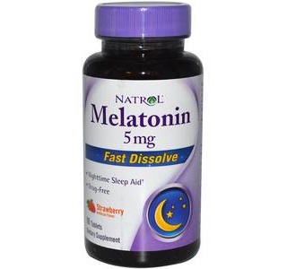 Natrol Melatonin5 mg 90 Tabs Fast Dissolve