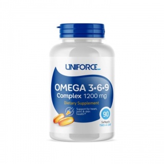 Omega 3-6-9 Complex 1200mg 90 Caps Uniforce