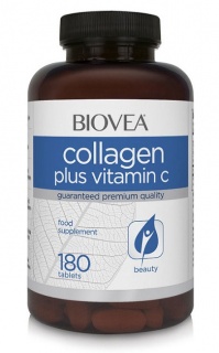 Collagen Plus Vitamin C 180 Tabs Biovea
