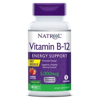 Vitamin B-12 Natrol 5000 mcg 100 Tabs