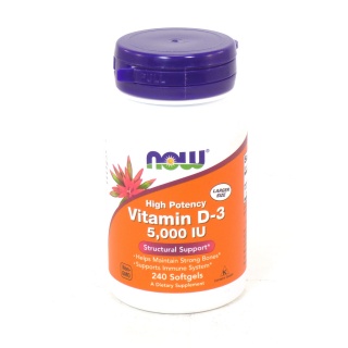 Vitamin D-3 5000 IU 240 caps Now