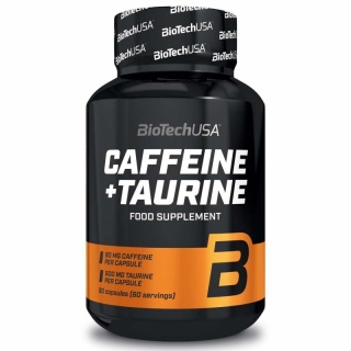 Caffeine 80mg +Taurine 600 mg 60caps Scitec Nutrition