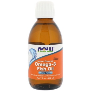 Omega -3 Fish Oil 200ml Now