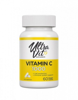 Ultra Vit 60 Caps Vitamin C 1000 Vp-Lab