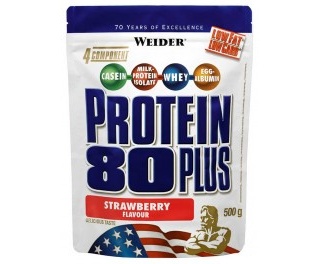 Protein 80+ 500 г пакет  (Weider)