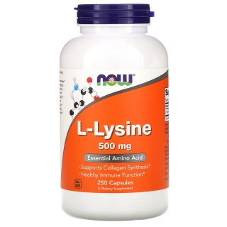 L-Lysine 500 mg 250 caps Now