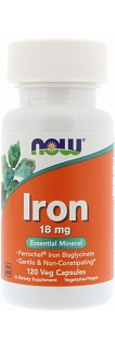 Iron 18 mg 120 Caps Now