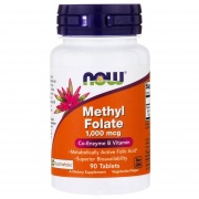 Methyl Folate 1000 mcg 90 Tabs Now