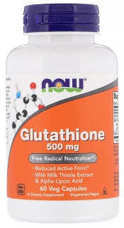 L-Glutathione 500 mg 60 caps Now