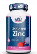 Chelated Zinc 30 mg 100 Tabs Haya Labs