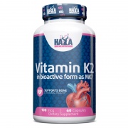 Vitamin K2 MK7 100 mcg 60 Caps Haya Labs