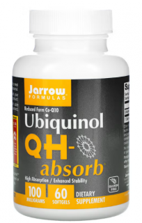Ubiquinol 100 mg QH Jarrow Form 60 Caps