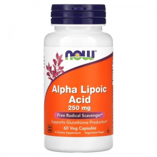 Alpha Lipoic Acid 250 mg 60 Caps Now