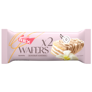 Wafers X2 Protein Rex 50g вафли белковые