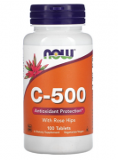 C-500 Now 100 Tabs With Rose Hips