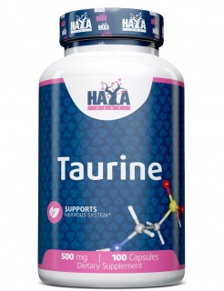 Taurine 500 mg 100 Caps Haya Labs