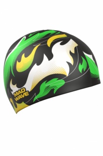 Шапочка для плавания Fire Mad Wave