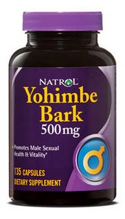 Yohimbe Bark 500mg Natrol