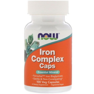 Iron Complex 27mg 100 Caps Now