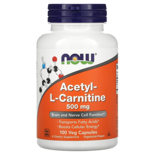 Acetyl L-Carnitine 500 mg 100 Caps Now
