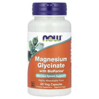 Magnesium Glycinate 60 Caps Now магний глицинат