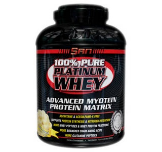 100% Pure Platinum Whey 2240г  S A N
